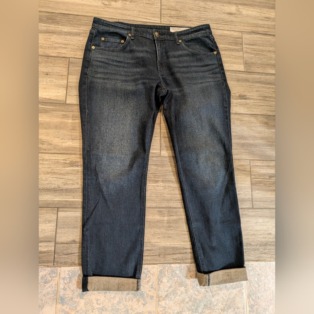 Rag & Bone  Dre low rise slim boyfriend Jeans Size 31 - Picture 6 of 16